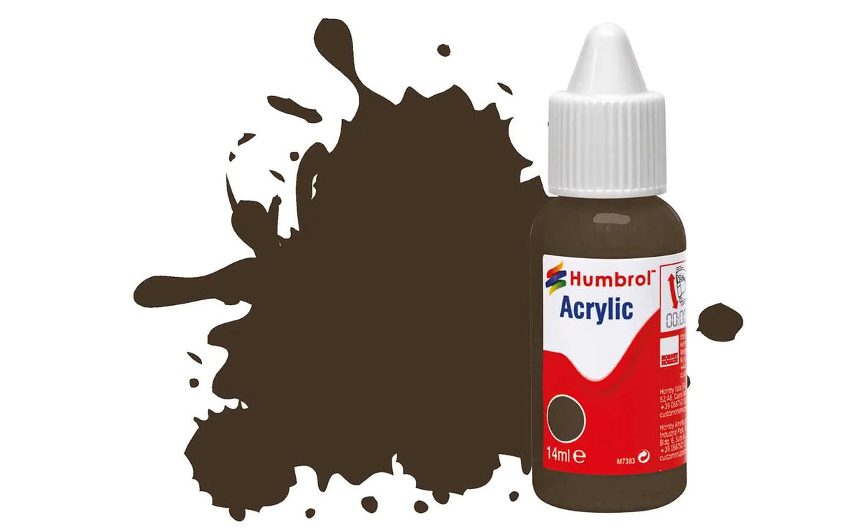 Humbrol Acrylic Paints No. 10 Sevice Brown Gloss DB0010
