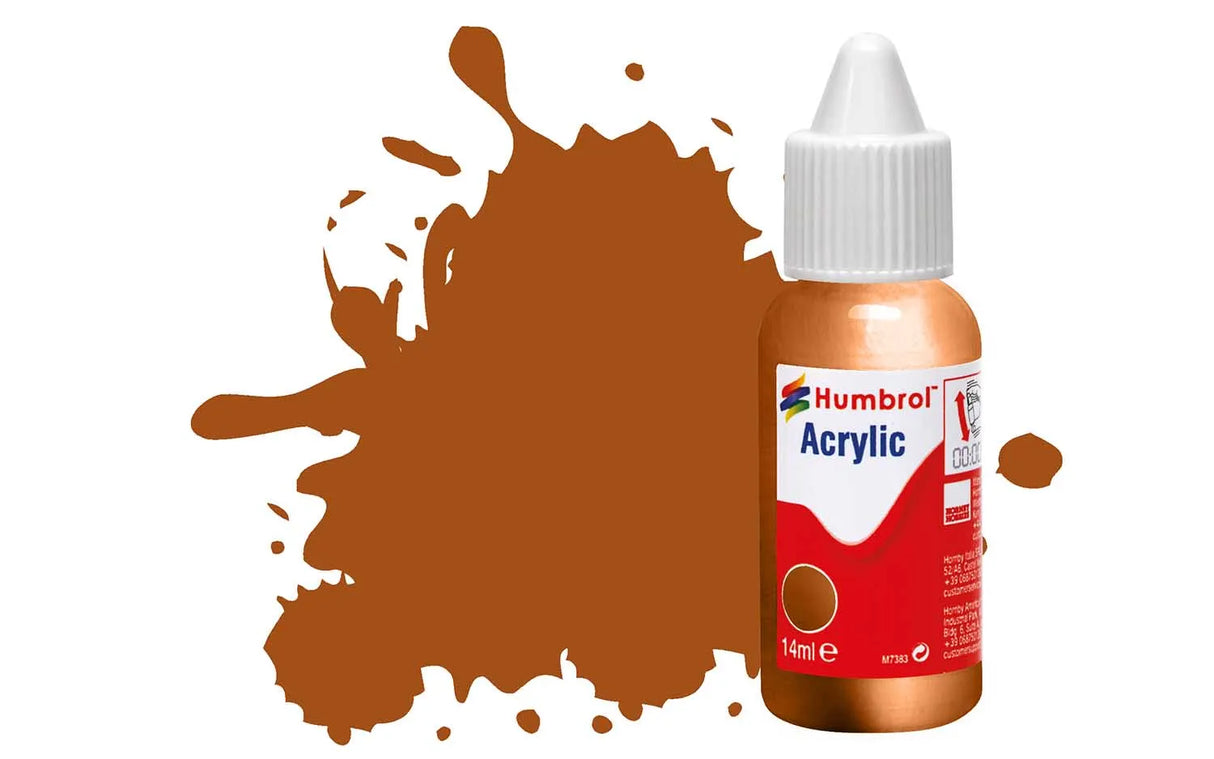 Humbrol Acrylic Paints No. 12 Matallic Copper DB0012