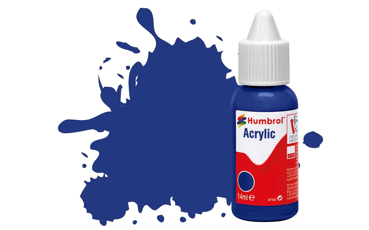 Humbrol Acrylic Paints No. 25 Blue Matt DB0025