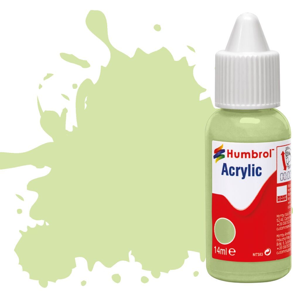 Humbrol Acrylic Paints No. 36 Pastel Green Matt DB0036