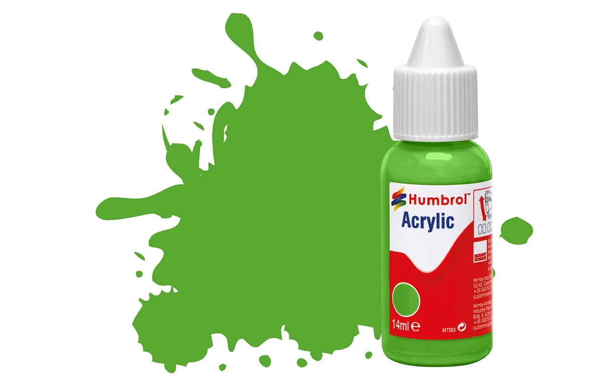 Humbrol Acrylic Paints No. 37 bright Green Matt DB0037