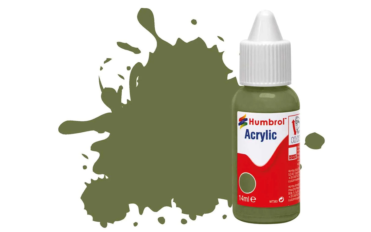 Humbrol Acrylic Paints No. 80 Grass green Matt DB0080