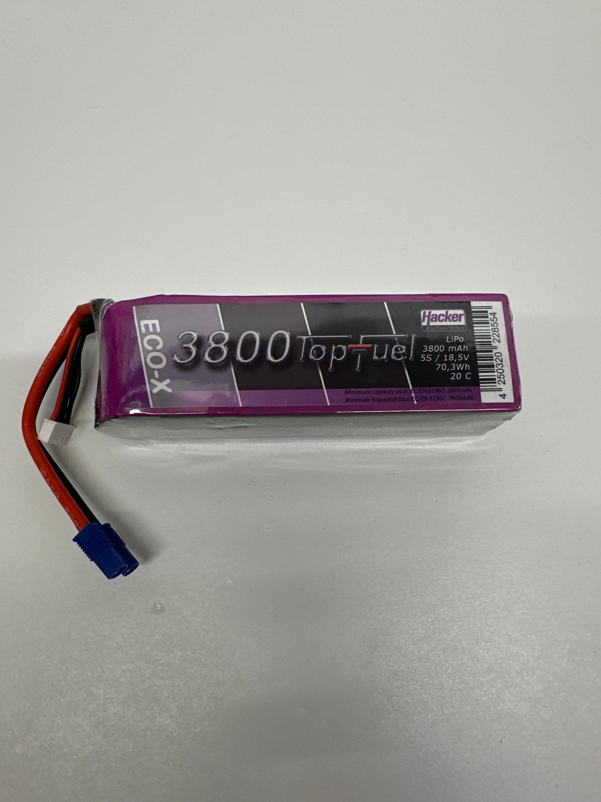 Top Fuel Eco-X 3800mAh LiPo 18.5v 5 Cell 20C