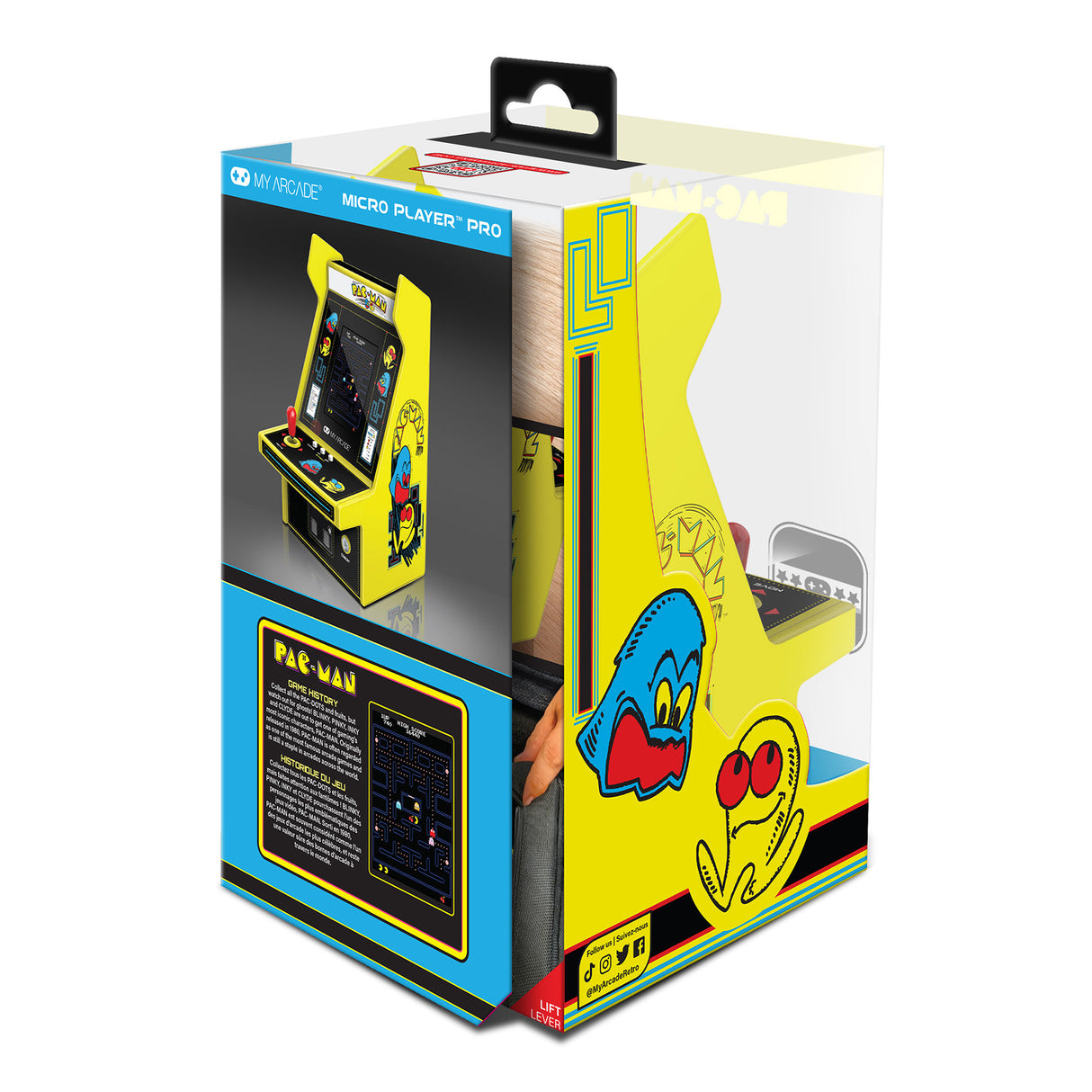 Pac-Man Micro Player Pro 6.7 inch Portable Retro Arcade by My Arcade DGUNL4194 PRE ORDER - COMMING SOON