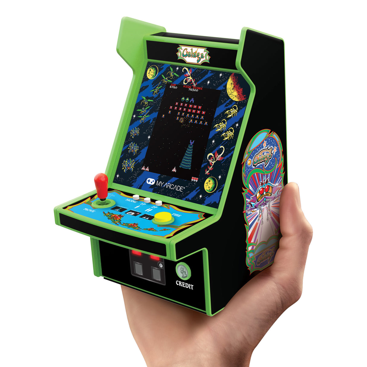 Galaga Micro Player Pro 6.7 Inch Portable Retro Arcade (2 Games in 1) by My Arcade DGUNL4195 PRE ORDER - COMMING SOON