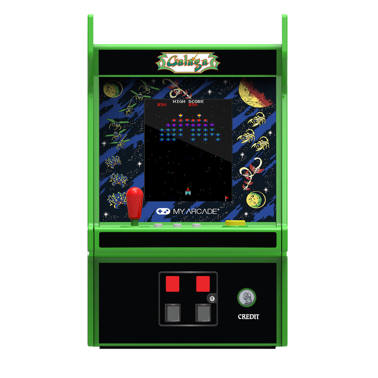 Galaga Micro Player Pro 6.7 Inch Portable Retro Arcade (2 Games in 1) by My Arcade DGUNL4195 PRE ORDER - COMMING SOON