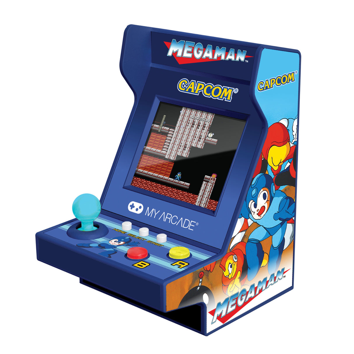 Mega Man Pico Player 3.7 Inch Portable Retro Arcade (6 Games in 1) by My Arcade DGUNL7011 PRE ORDER - COMMING SOON