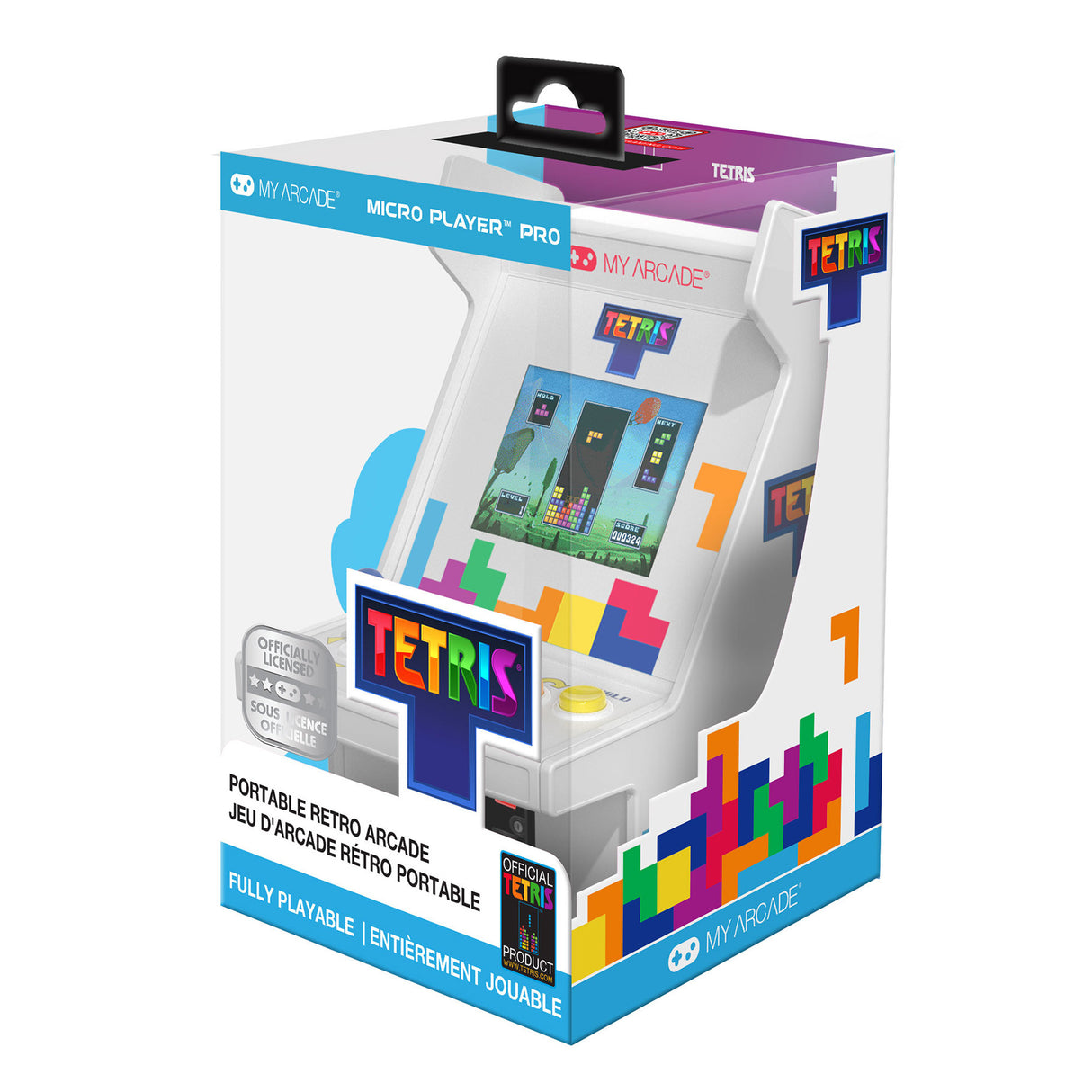 Tetris Micro Player Pro 6.7 Inch Portable Retro Arcade by My Arcade DGUNL7025 PRE ORDER - COMMING SOON