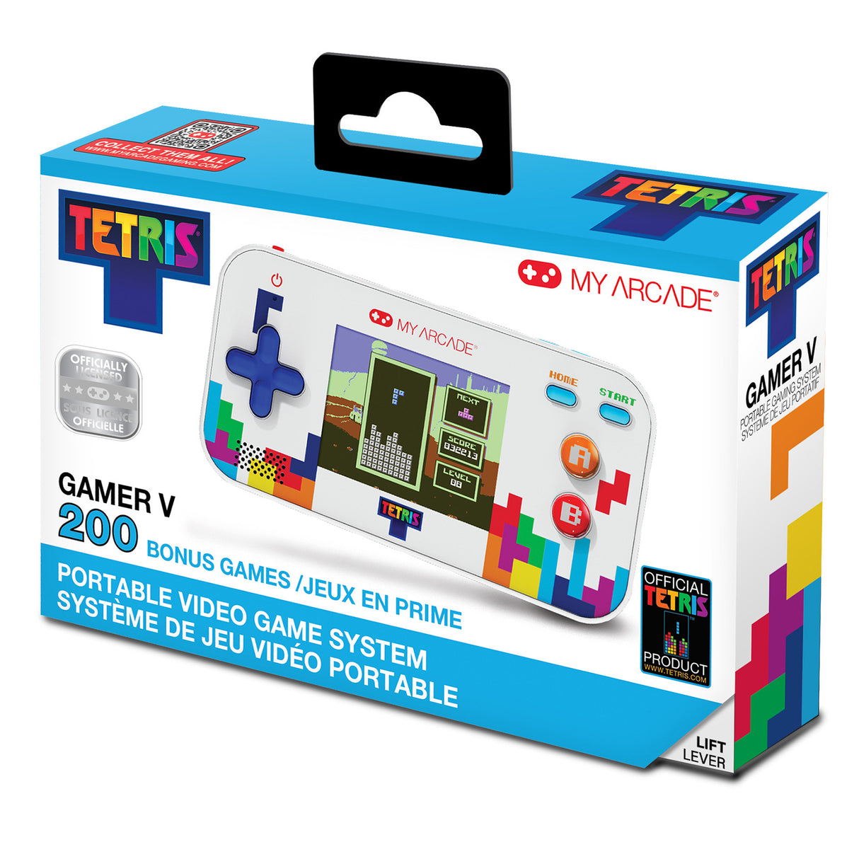 Tetris Gamer V Portable Video Game System (201 Games in 1) by My Arcade DGUNL7030 PRE ORDER - COMMING SOON