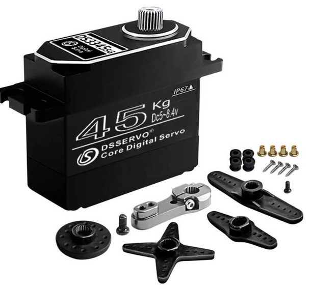 DSSERVO DS3345 45KG Full Metal Case High Torque Waterproof Digital Servo for RC Airplane Parts