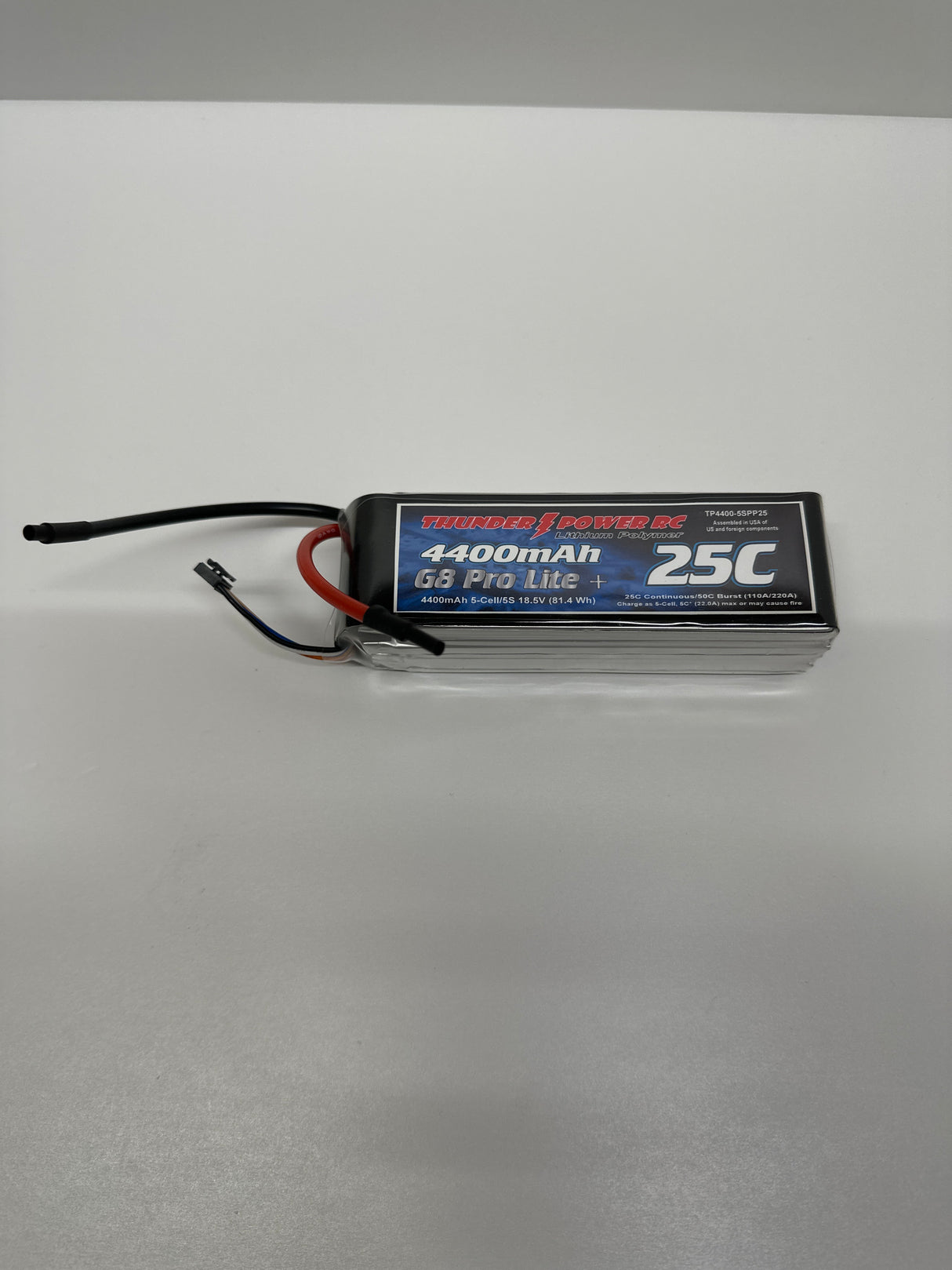 Thunder Power Lipo 18.5v 5 cell 4400mah 70C