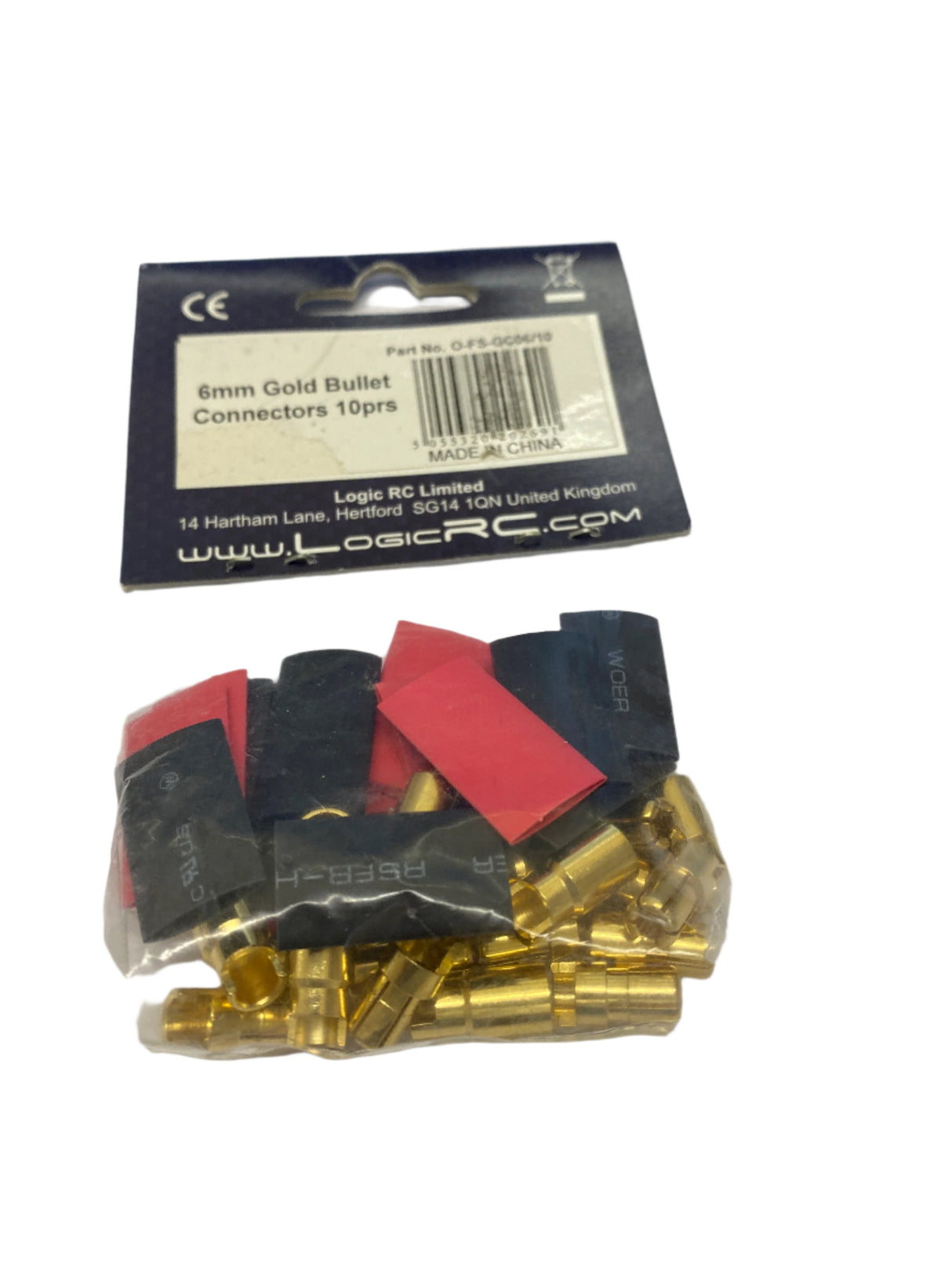 6.0mm Gold Bullet Connectors 10prs