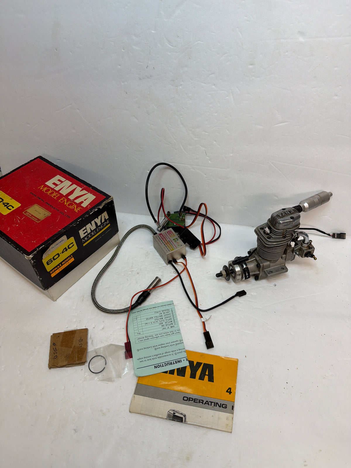 Enya 60 FS 4-Stroke petrol Engine R/C Aircraft Engine – Second hand converted to petrol