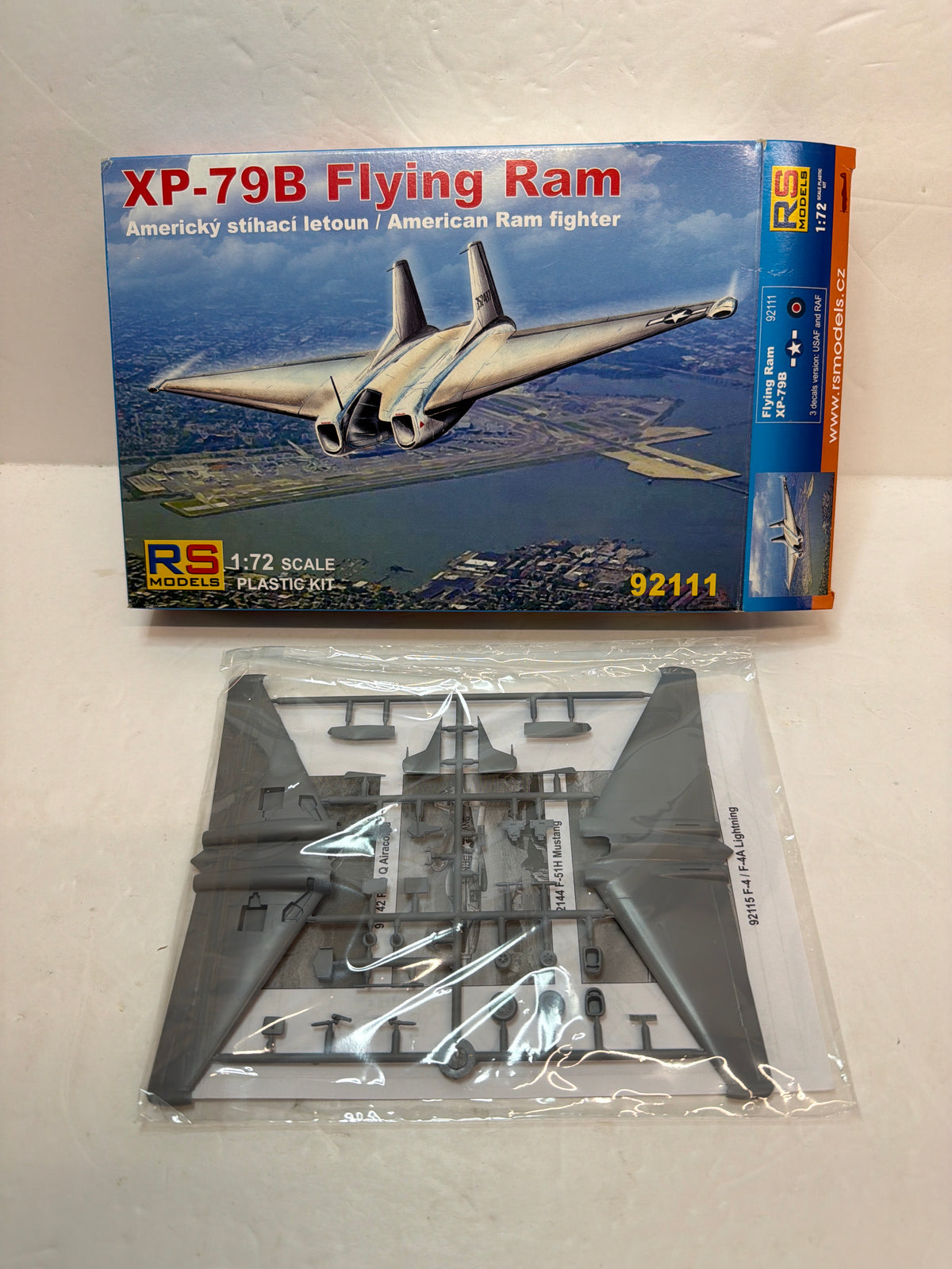 RS Models Northrop XP-79B Flying Ram 1/72 92111 Plastic Model Kit Vintage
