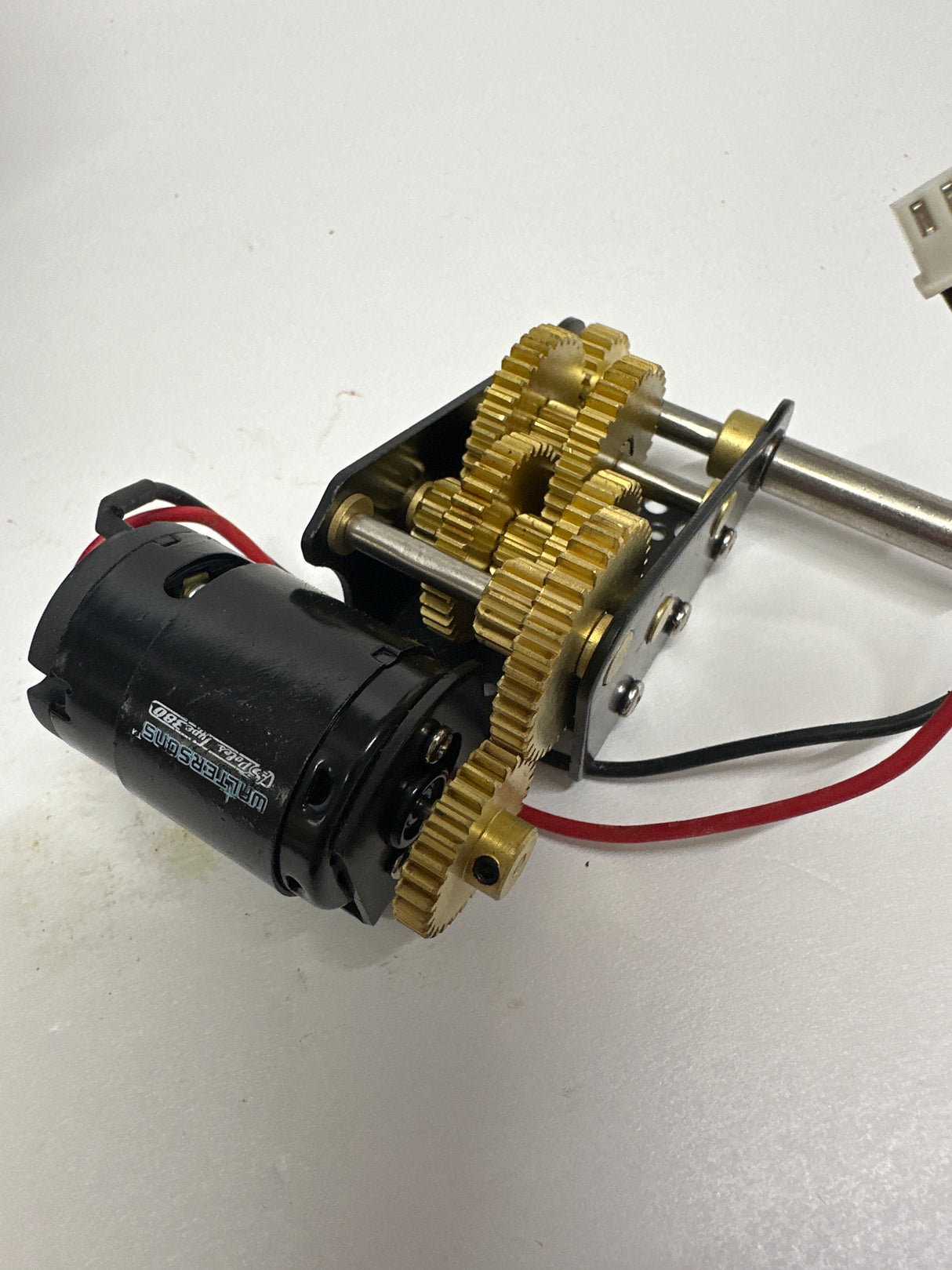 Waltersons Henglong Tank 3 Speed Long Shaft Brass Geared Gear Box WT-0602A