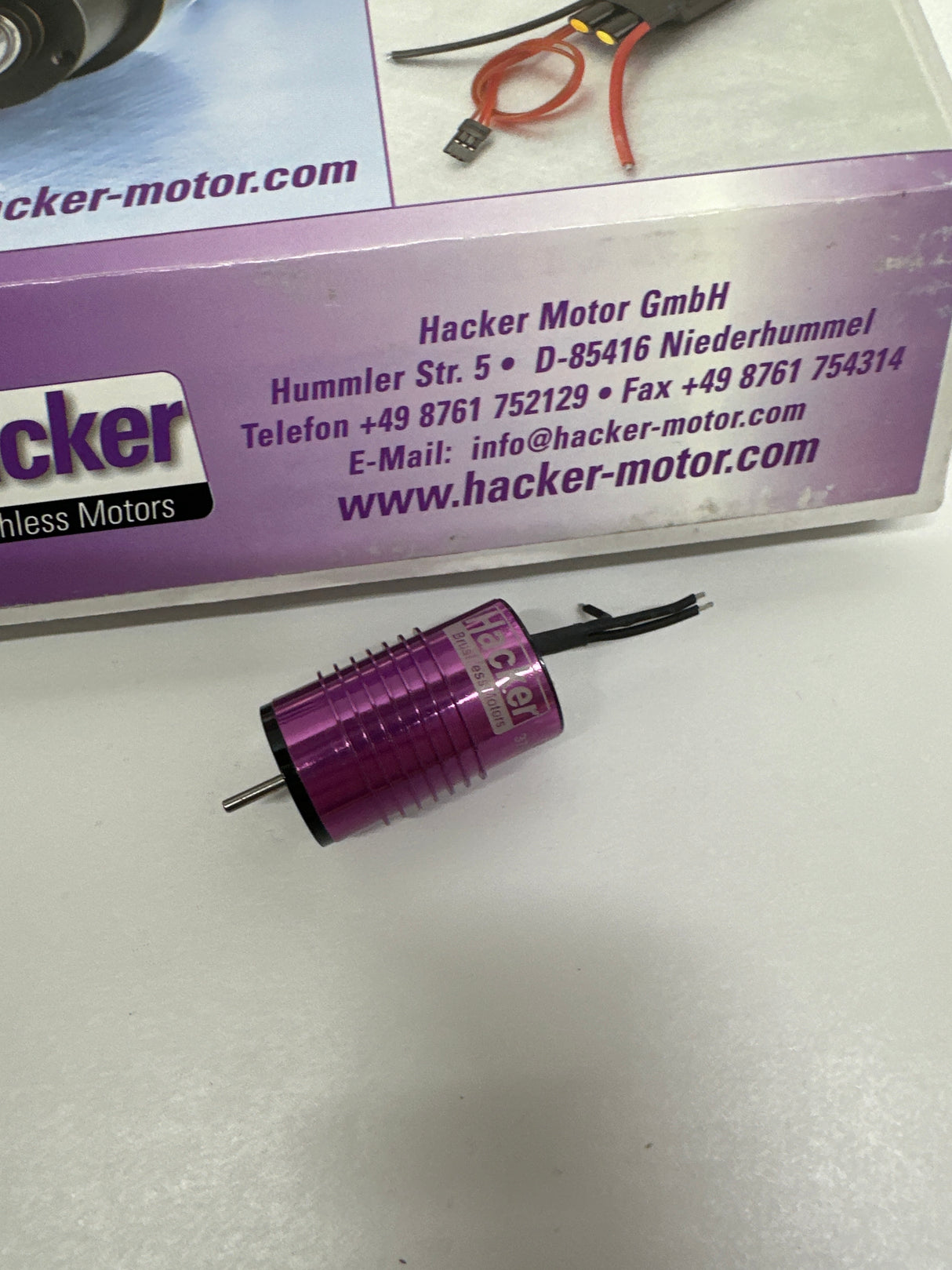 Hacker E20 EFLM3000 E-flite Hacker E3-37 Brushless Inrunner Motor 3700kV