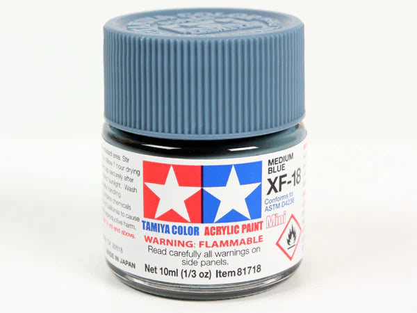 Tamiya XF-18 Medium Blue 81718