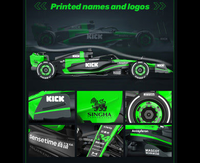 DoubleE 1/16 RC KICK Sauber F1 Team C44 Car