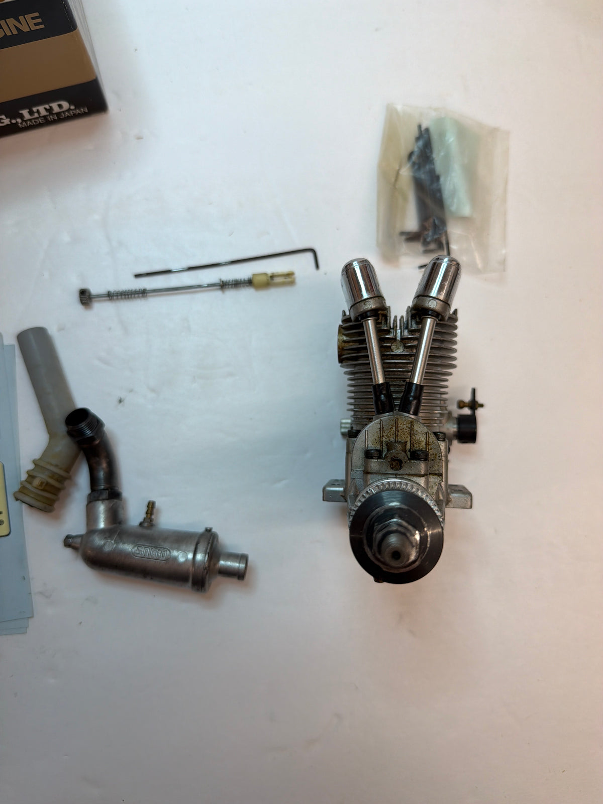 Second Hand Aircraft Engine 4-stroke Saito FA-72 (Box 62)