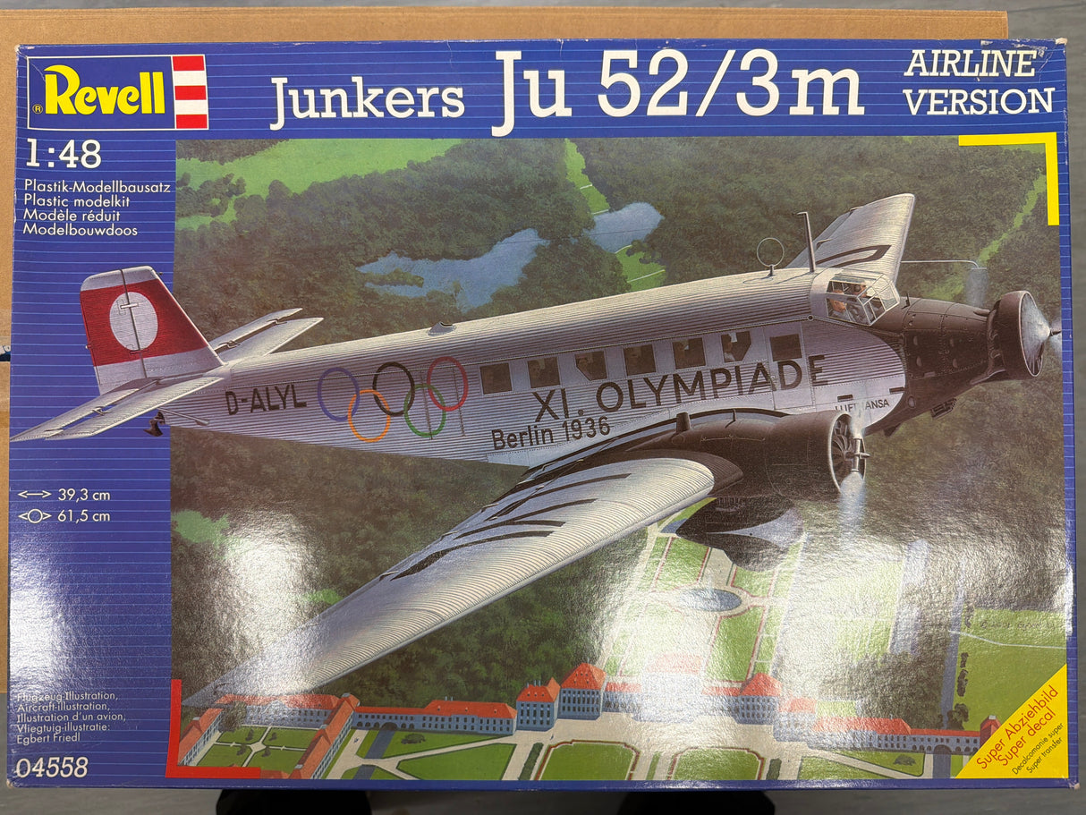 Revell 1/48 Junkers JU 52 / 3M Airline Version 04558