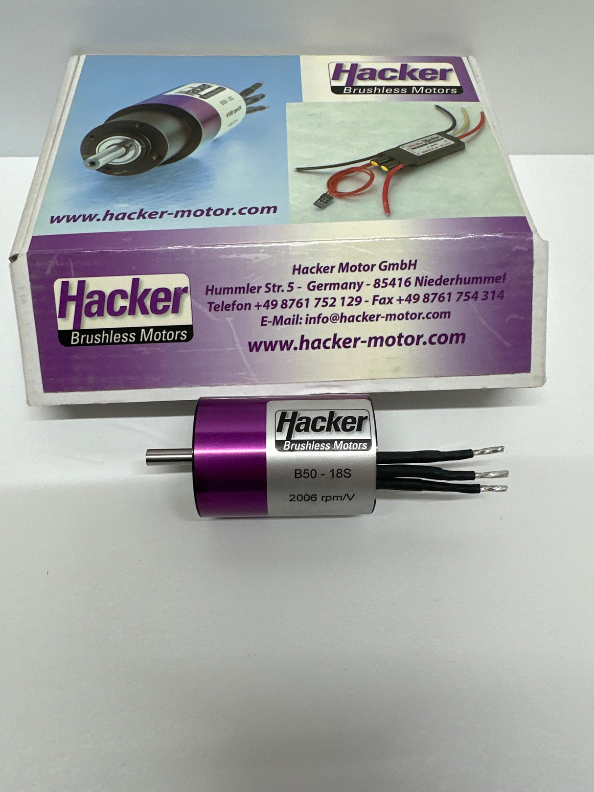 Hacker B50-18S 2006 RPM Inrunner Brushless motor
