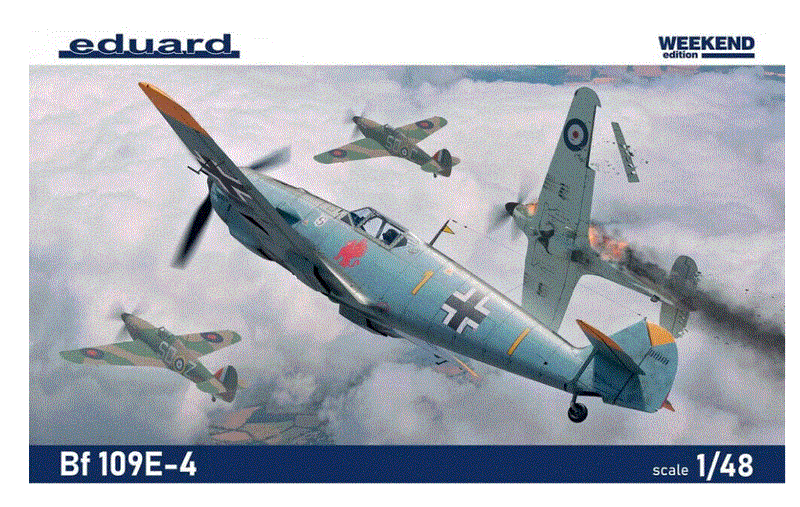 Eduard 1/48 Bf109E-4 kit 84196