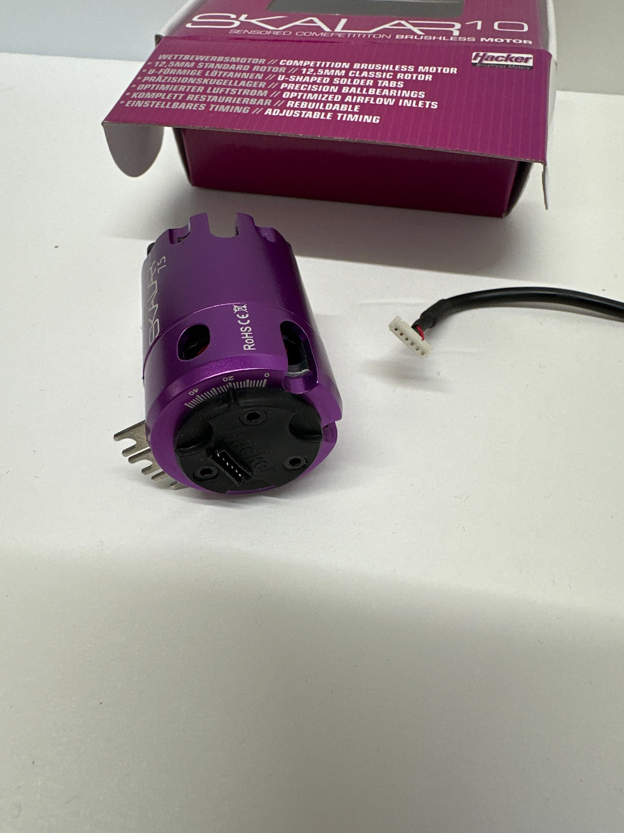 Hacker Inrunner Brushless sensored Motor Skalar 10 - 7.5 Turn SC