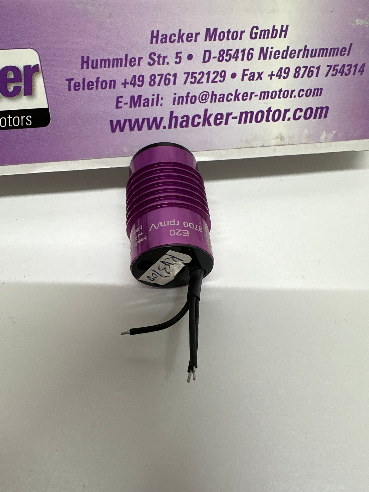 Hacker E20 EFLM3000 E-flite Hacker E3-37 Brushless Inrunner Motor 3700kV