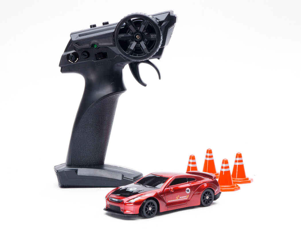 E-ZEE RC 1/43 LIGHTING GTR 4WD DRIFT CAR w/GYRO - RED EZ-8503ERD