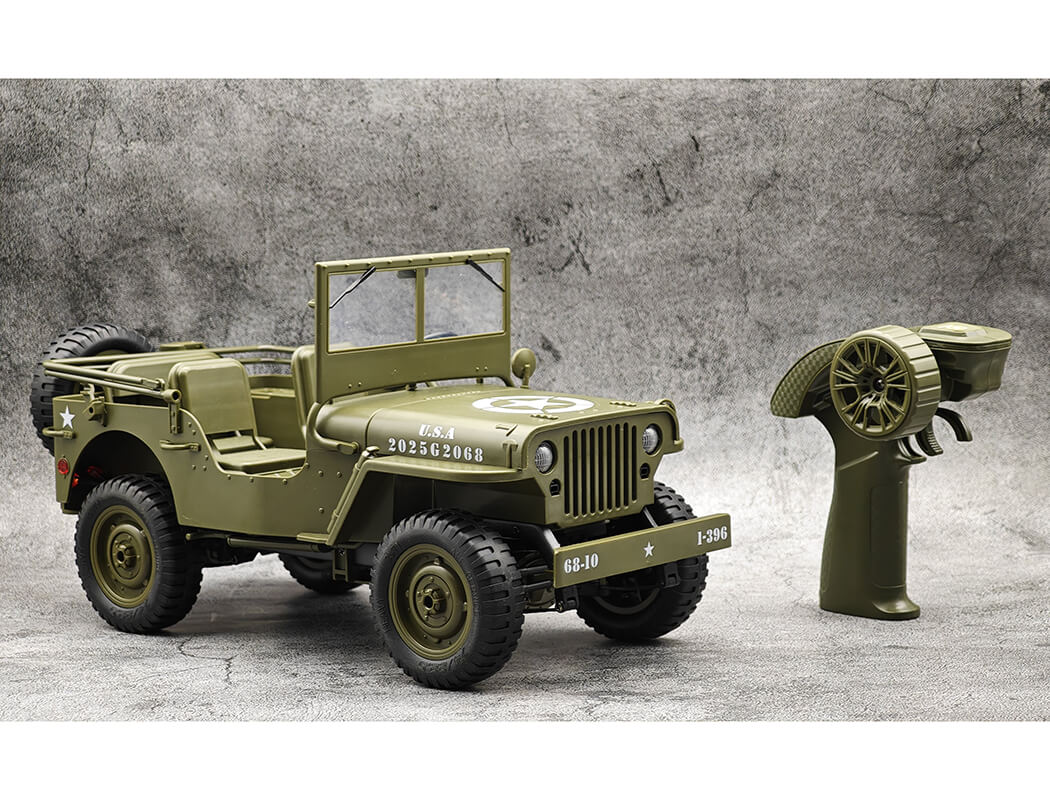 E-ZEE RC 1/10 4WD RC WILLYS JEEP WITH LED LIGHTS