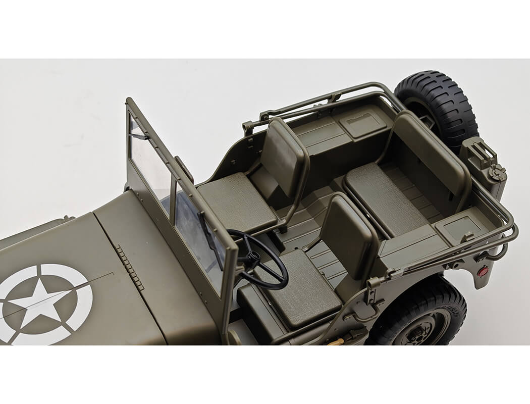 E-ZEE RC 1/10 4WD RC WILLYS JEEP WITH LED LIGHTS