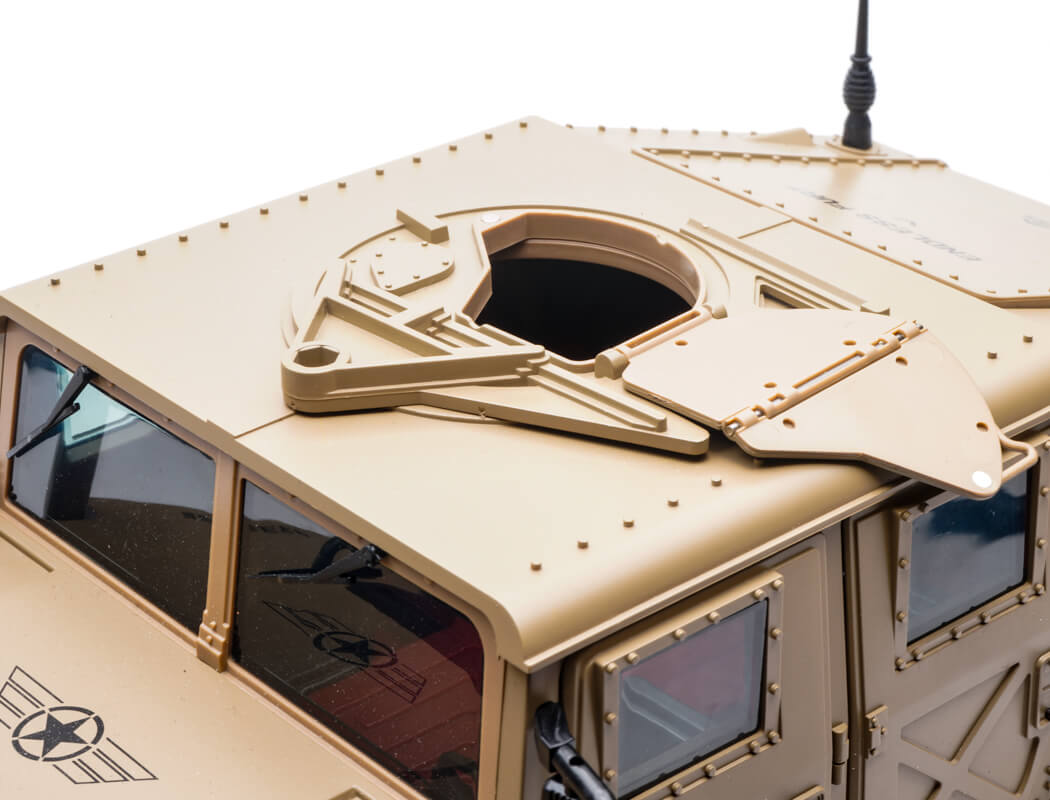 E-ZEE RC 1/16 4WD RC HUMMER MILITARY TRUCK - Desert Sand