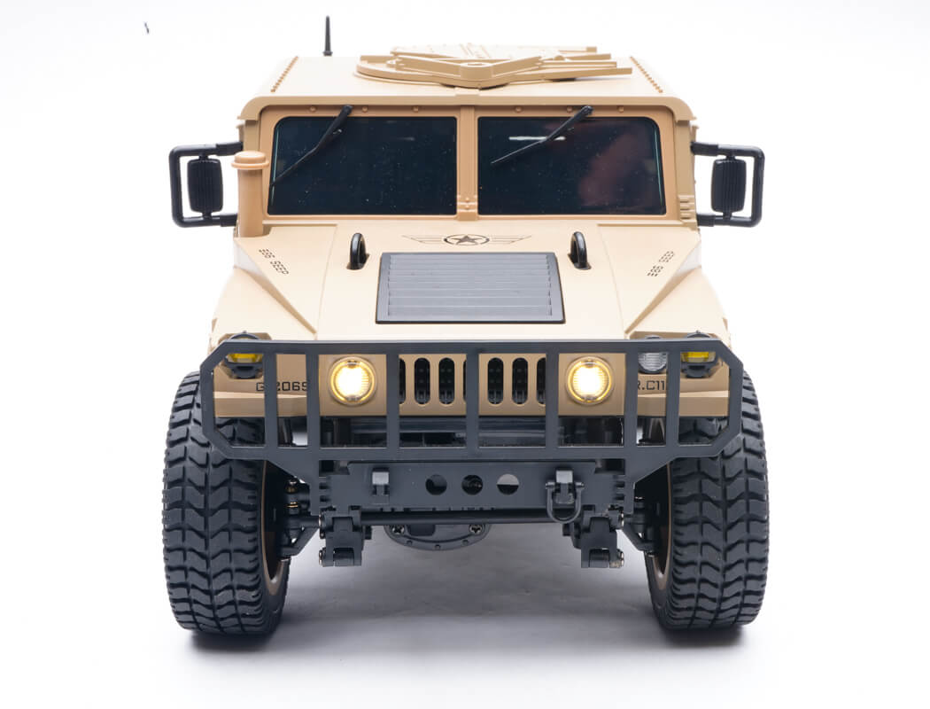 E-ZEE RC 1/16 4WD RC HUMMER MILITARY TRUCK - Desert Sand