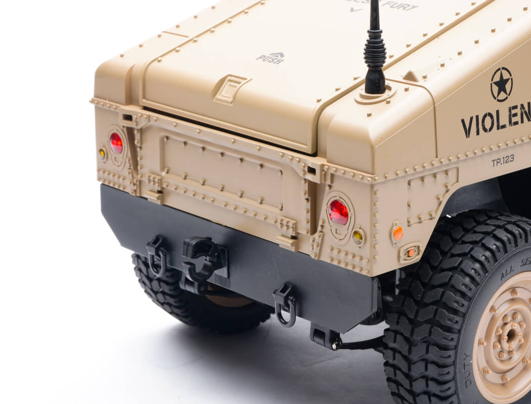 E-ZEE RC 1/16 4WD RC HUMMER MILITARY TRUCK - Desert Sand