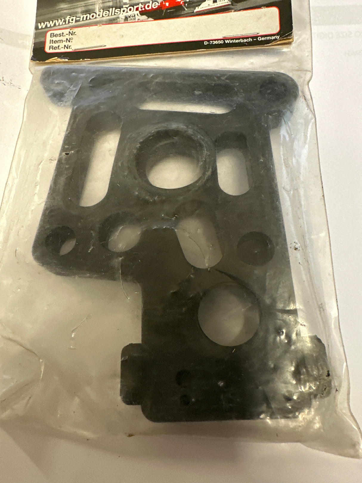 FG Modellsport RC Car Spares Gear Carrier Plate 07039 (box 82)