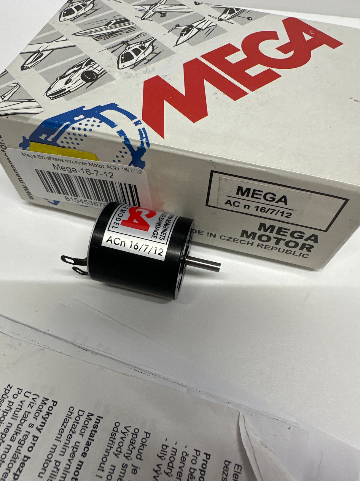 Mega Brushless inrunner Motor ACN 16/7/12
