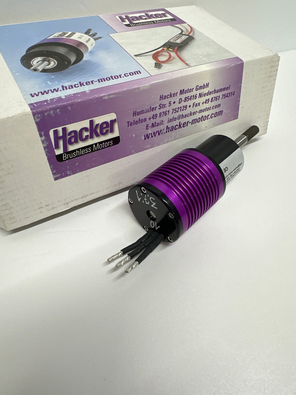 Hacker C50-10S Geared 3.7:1 Ratio Acro 3696 rpm Brushless motor