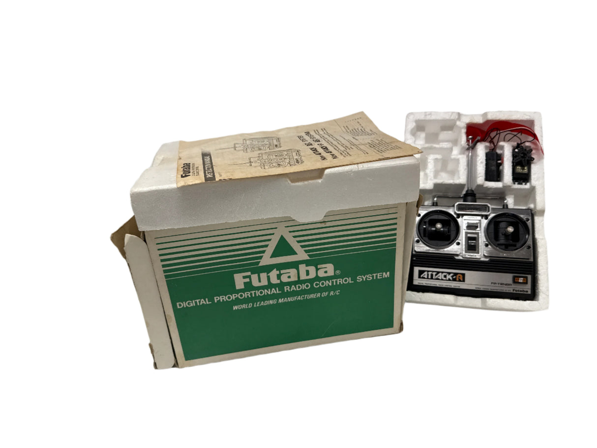 Futaba 2 Channel 27mhz Attack R Radio - SECOND HAND