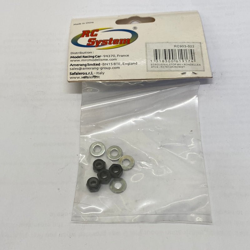 RC System/BSD Racing Nut an Washer Sewt RC903-022 (Box 28)
