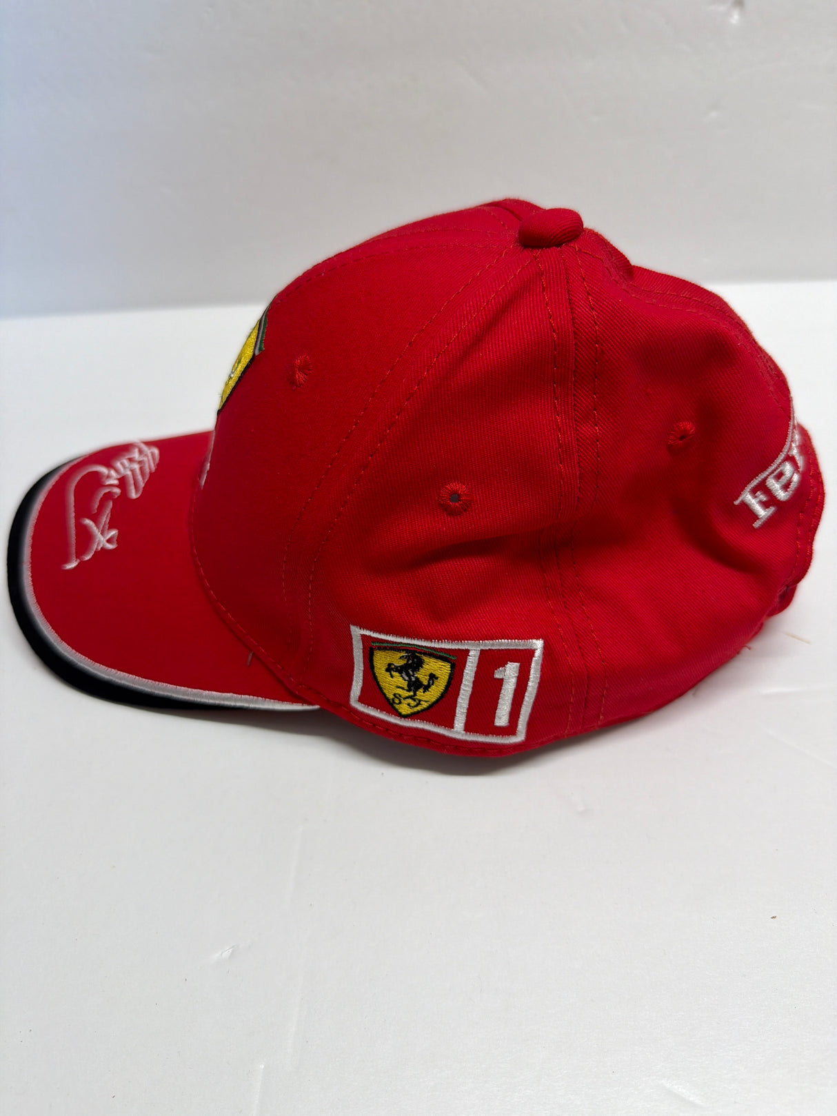 Ferrari Scuderia F1 Formula One Racing -Red- Adjustable Baseball Cap (second hand)