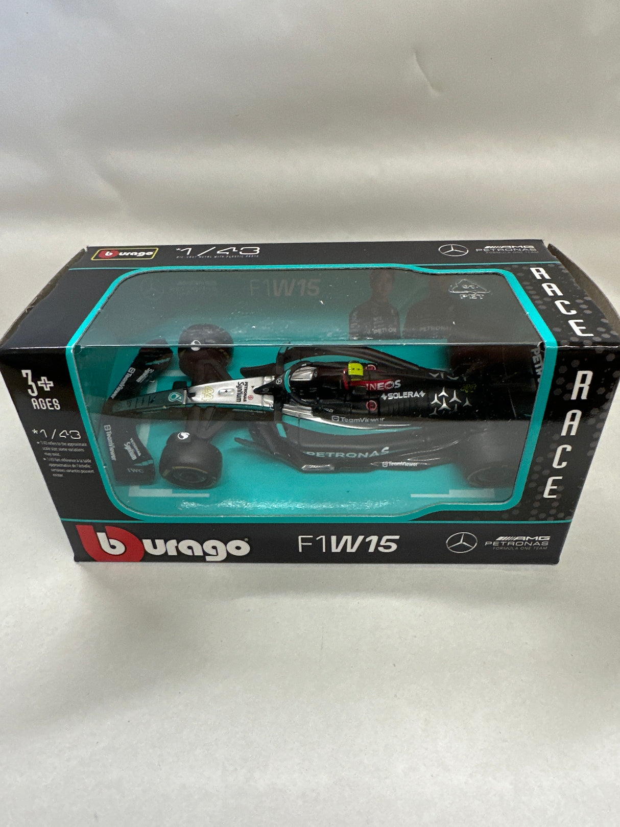 Bburago 1/43 F1W15 Lewis Hamilton 2024 B18-60039LH