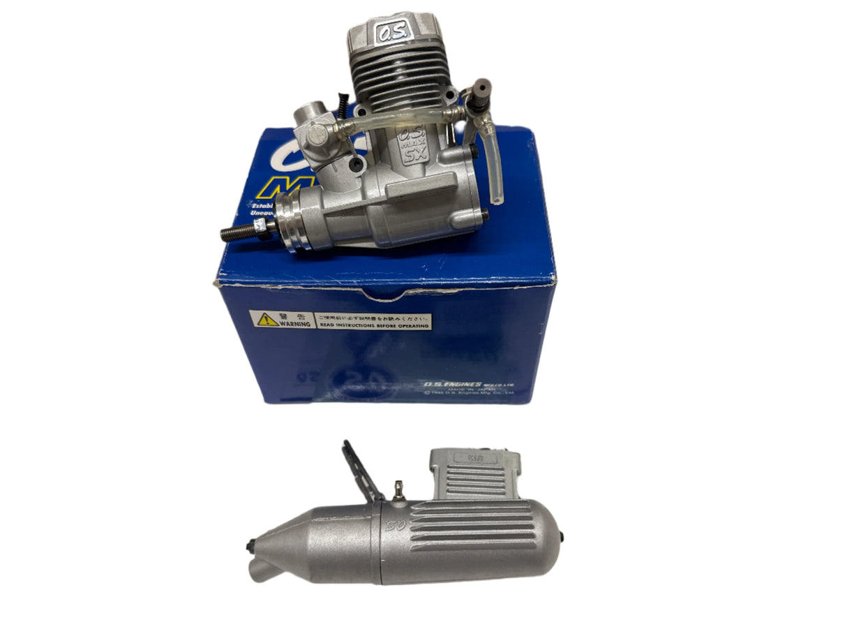 OS 50 SX Aero Engine with Silencer - SECOND HAND