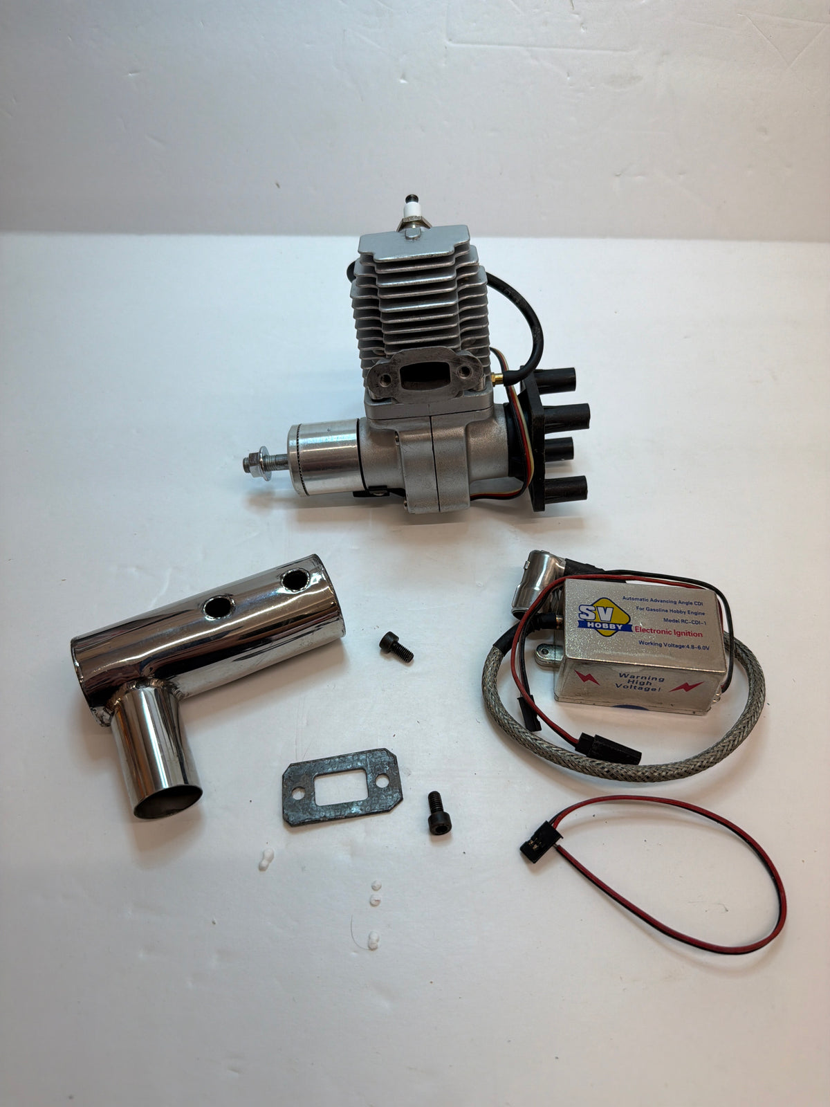SV -1Sin7cc Gagsoline Slingle Cylinder Side Exhaust 2-Stroke Petrol Engine