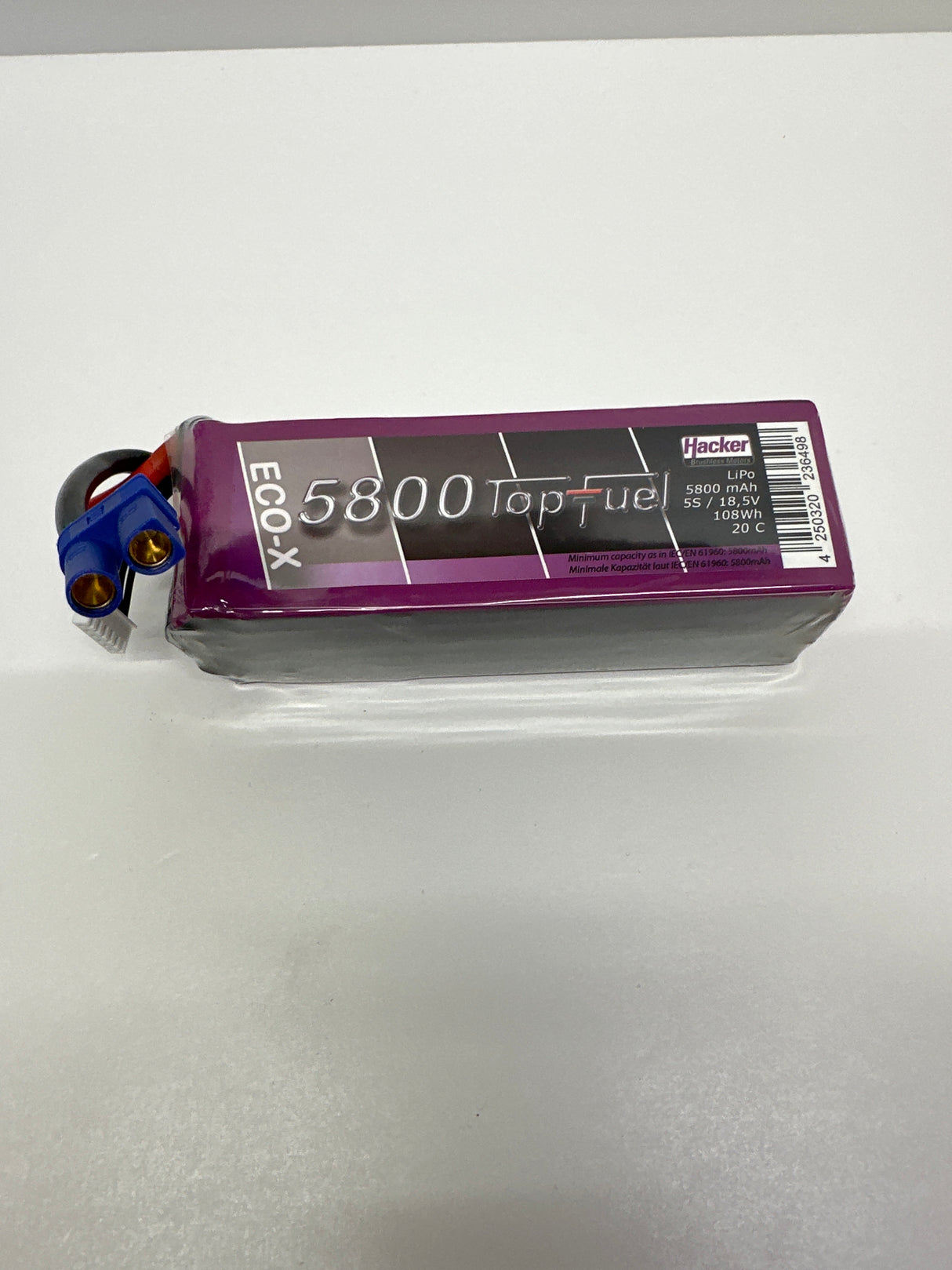 Top Fuel Eco-X 5800mAh LiPo 18.5v 5 Cell 20C ec5