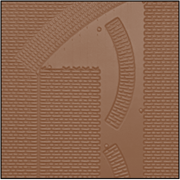 4mm English Bond Arches *BRICK Coloured* (14 x 10.5)