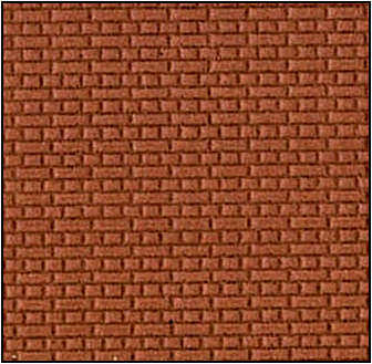 4mm Brickwork (Matches Arches 407) *BRICK Coloured* (14 x 9