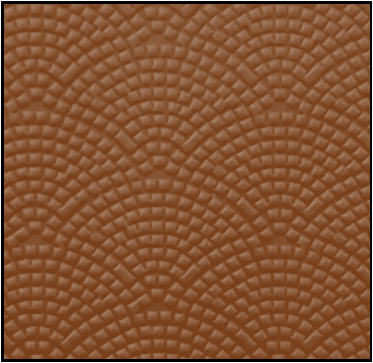 4mm Fan Setts *BRICK Coloured* (13.5 x 9.5)