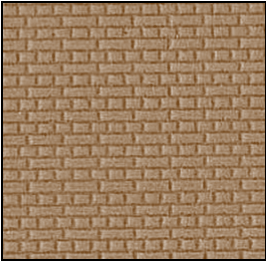 7mm English Bond Brickwork STONE Colour