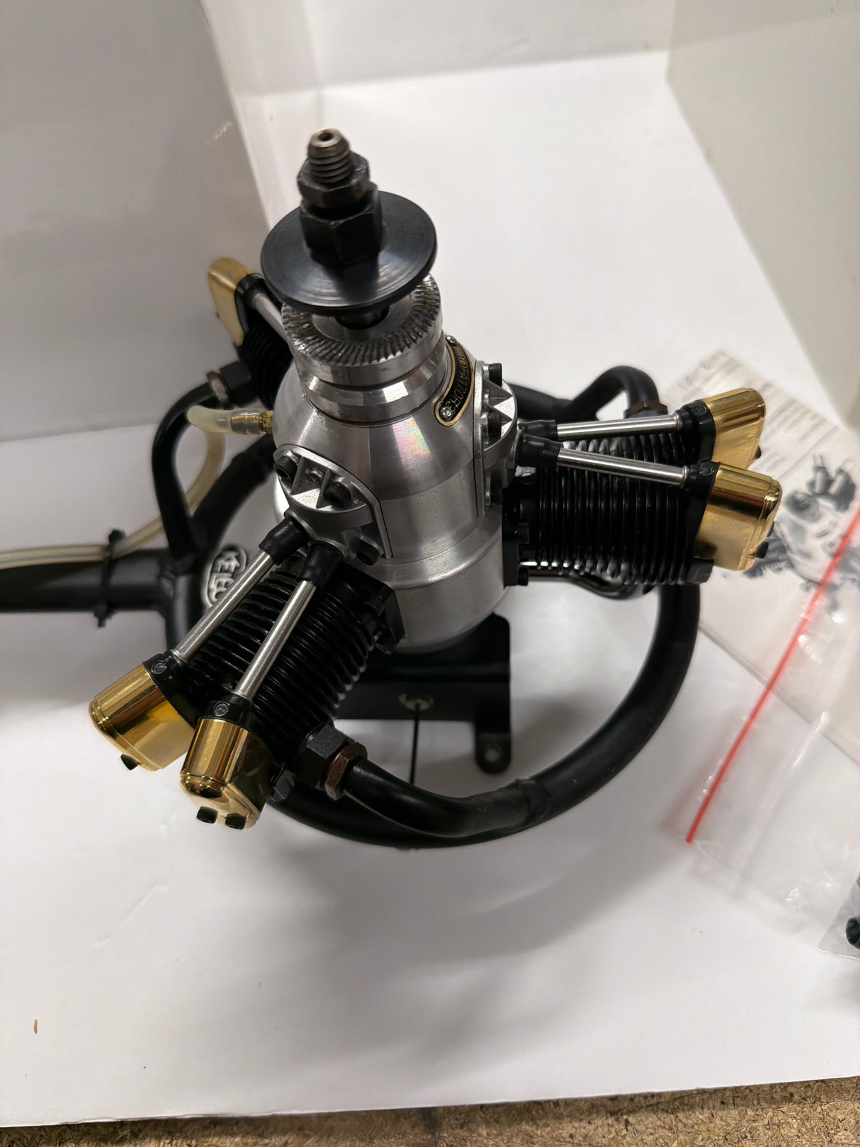 Saito Second Hand FA-170R3 Golden Knight Radial 3 Cylinder 4 Stroke RC Plane Engine