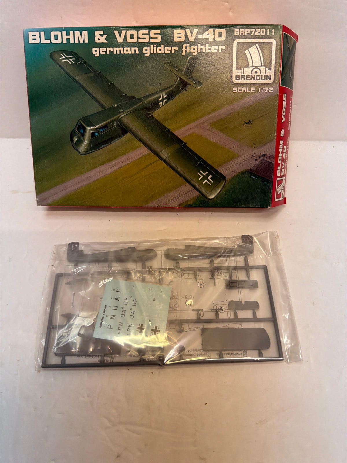 Brengun Blohm & Voss BV-40 German Glider Fighter 1/72 Plastic model Kit Vintage